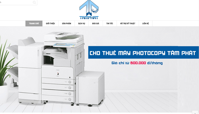 Tâm Phát - Dịch vụ cho thuê máy photocopy laser