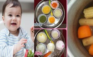 Cho bé ăn từ 1 đến nhiều loại thực phẩm