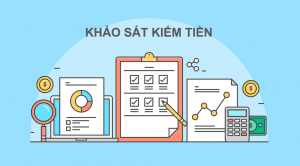 Làm khảo sát trực tuyến để kiếm tiền online.