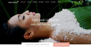 Mẫu web Grand Spa