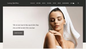 Mẫu website đẹp Luxury Spa