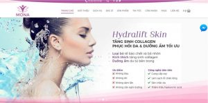 Mẫu website Orientskin