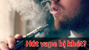 Nguyên nhân vút Vape bị khét? Cách khắc phục
