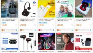 Tìm nguồn hàng tai nghe Trung Quốc trên sàn TMĐT