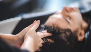 Quá trình gội đầu
