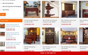 địa chỉ bán bàn thờ uy tín tại hà nội
