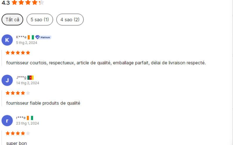 Quy trình đặt hàng và xác nhận đơn trên Alibaba