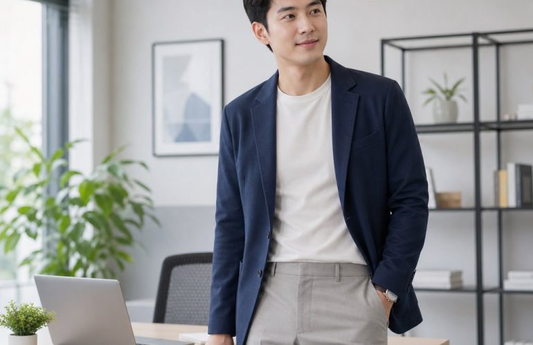 Áo thun nam mặc đi làm đẹp: Gợi ý phối đồ chỉn chu cho môi trường làm việc linh hoạt