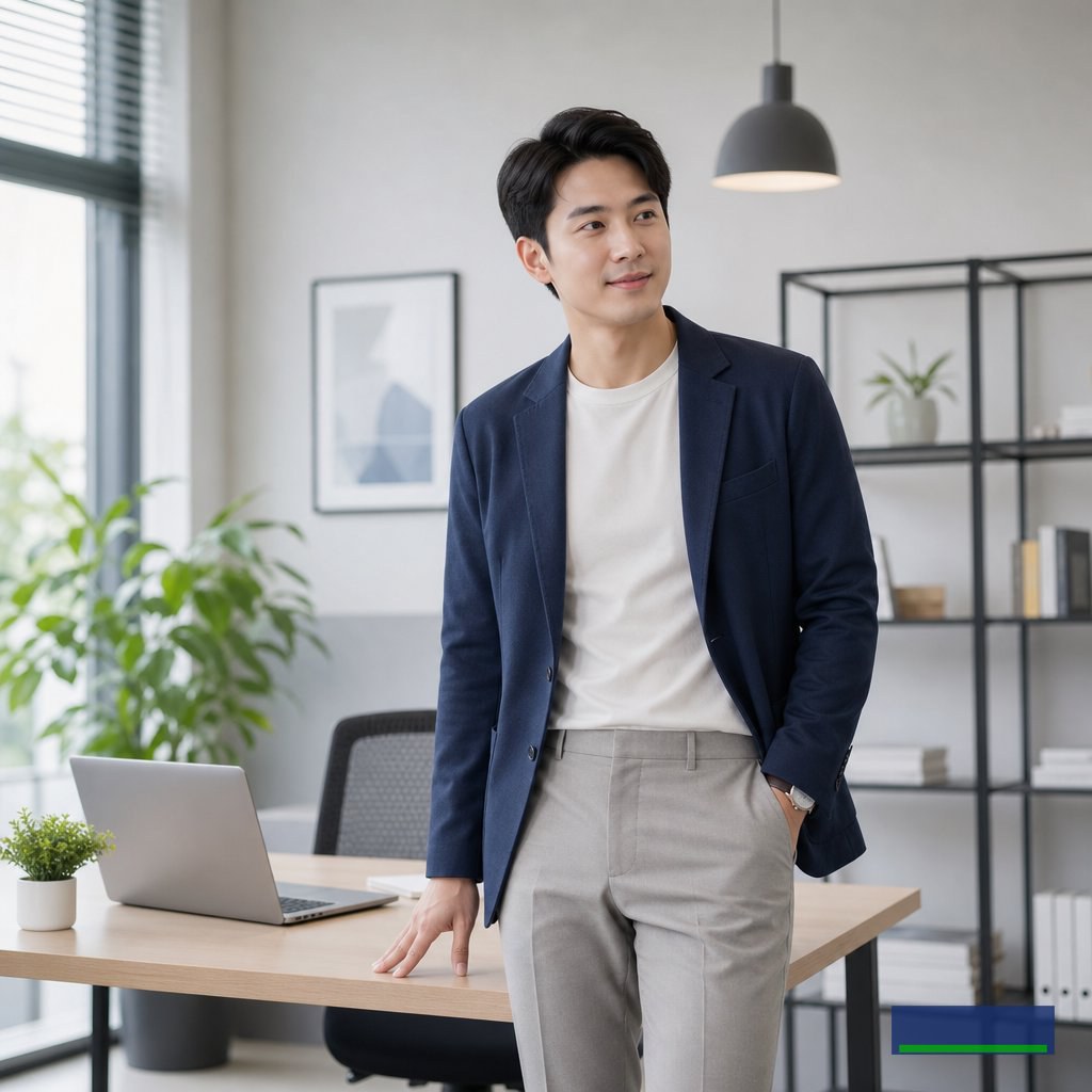 Áo thun nam mặc đi làm đẹp: Gợi ý phối đồ chỉn chu cho môi trường làm việc linh hoạt